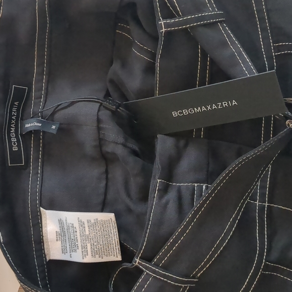 NWT Cassandra Linen Wide-leg Pant in Black - Picture 10 of 13